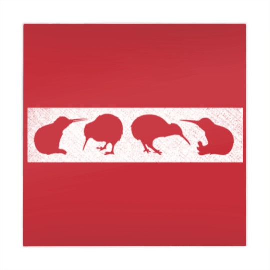 Discover Kiwi Bird Silhouettes New Zealand Animal Mahjong Mats