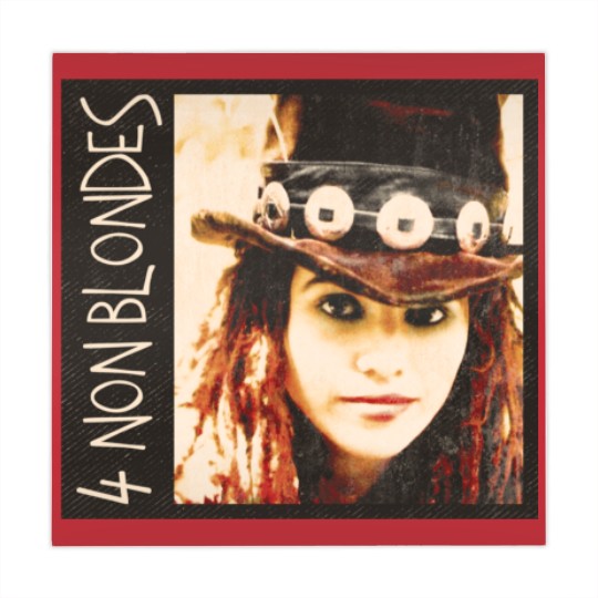 Discover 4 non blondes grunge vintage look alternative rock Mahjong Mats design Mahjong Mats
