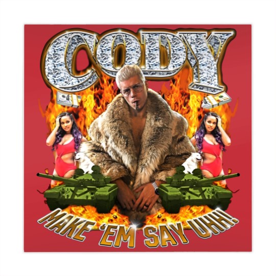Discover Cody Rhodes Make 'Em Say Uhh Mahjong Mats Cotton Men's Mahjong Mats