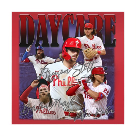 Discover Vintage 90s Daycare Baseball Mahjong Mats , Bryson Stott Alec Bohm Brandon Marsh