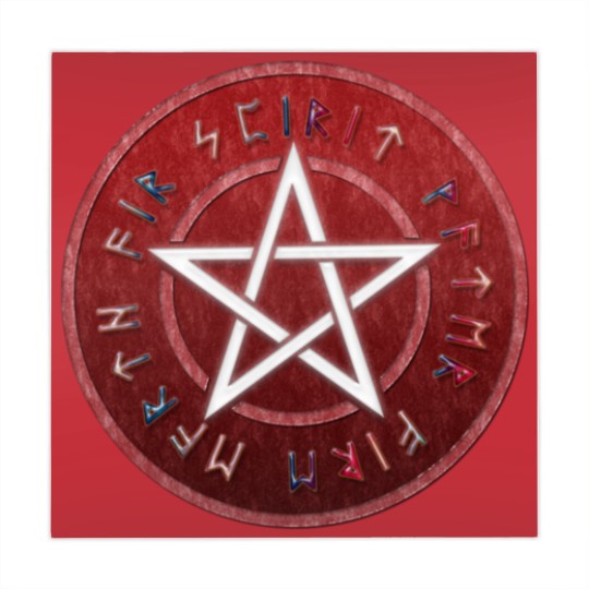 Discover wiccan pentagram Mahjong Mats