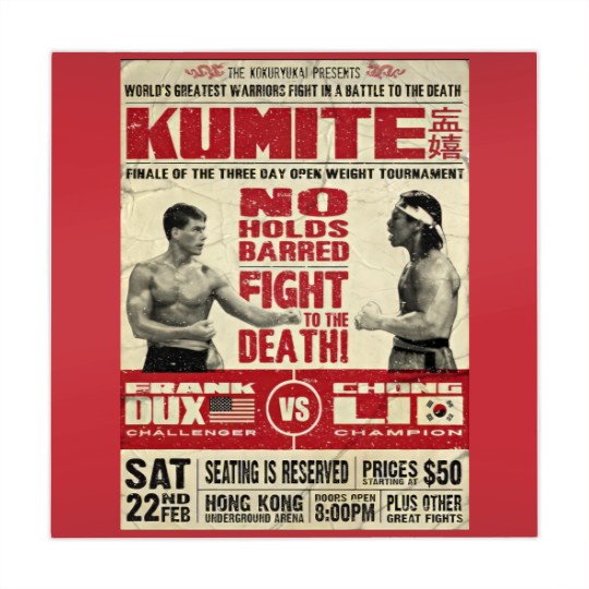 Discover Kumite Fight Mahjong Mats