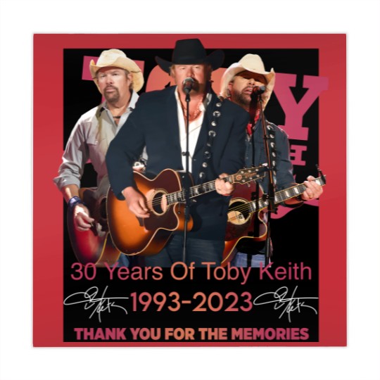 Discover New 30 Years Of Toby Keith 1993 - 2023 Thank You Mahjong Mats