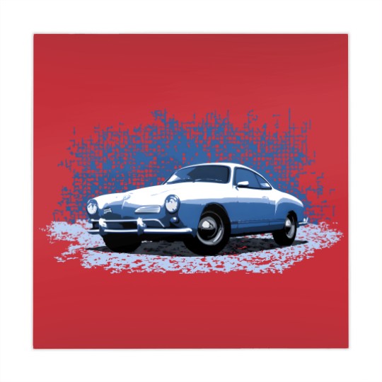 Discover Blue 68 Karmann Ghia type 1 Mahjong Mats