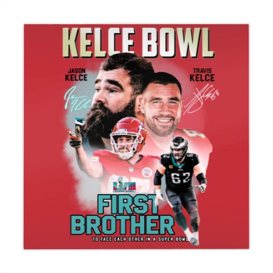 Discover Vintage Kelce Bowl Mahjong Mats, Travis Kelce and Jason Kelce Bowl Mahjong Mats