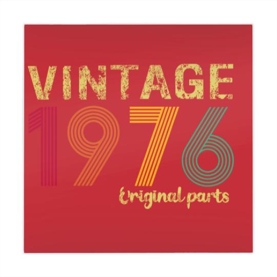 Discover 1976 Original Parts Mahjong Mats, 47th Birthday Mahjong Mats, Retro 1976
