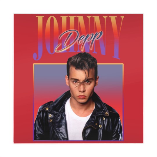 Discover Retro Johnny Depp Mahjong Mats, Johnny Depp Merch Mahjong Mats