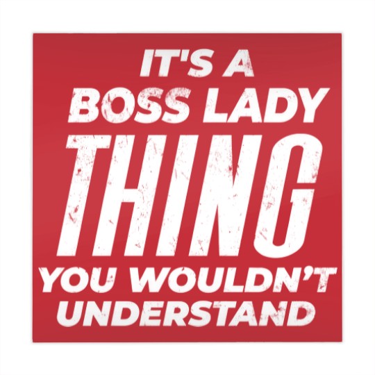 Discover Boss lady - Distressed Design - Boss Lady - Mahjong Mats