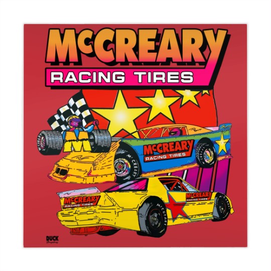 Discover Vintage 1990s McCreary Racing Tire Neon Mahjong Mats