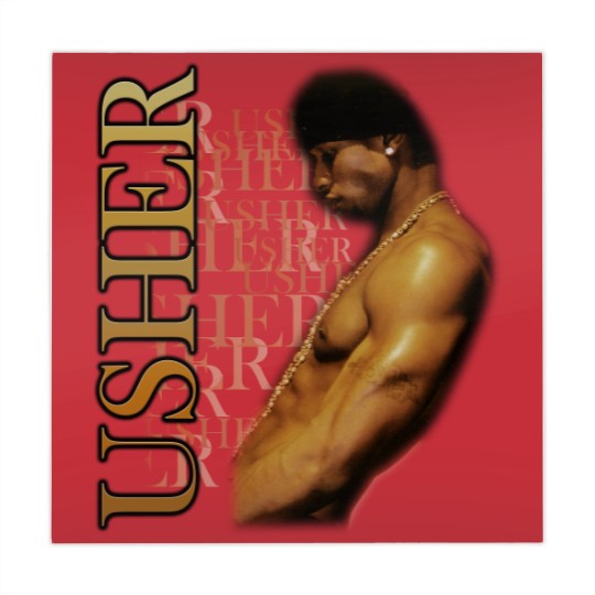Discover Usher Band Tees  Rap Tees  Vintage Vintage 00s Usher Rap Unisex Mahjong Mats