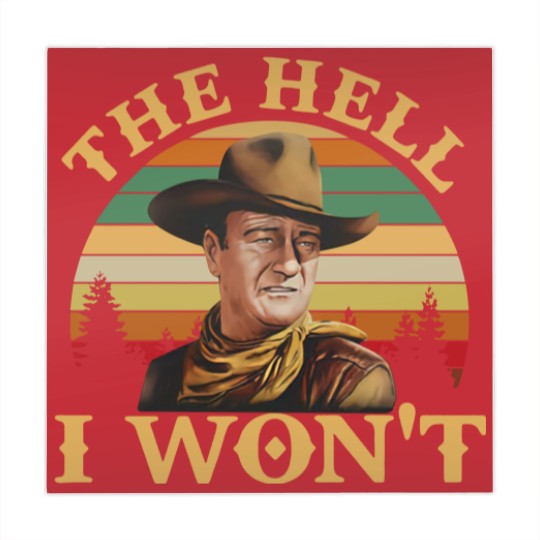 Discover John Wayne Movie Mahjong Mats, John Wayne The Hell I Wont Vintage Mahjong Mats
