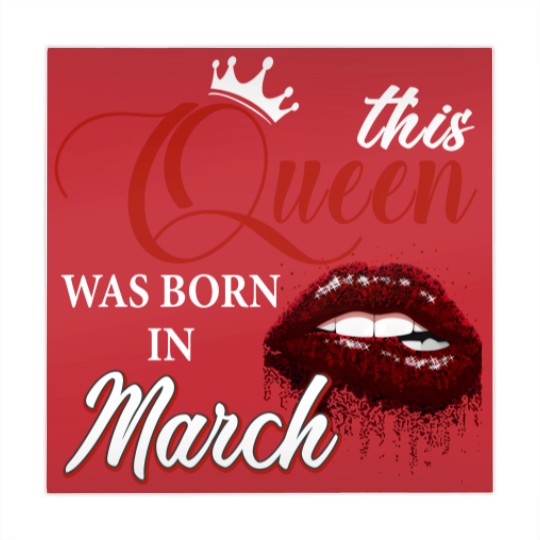 Discover This Queen Was Born In March Mahjong Mats, Birthday Mahjong Mats