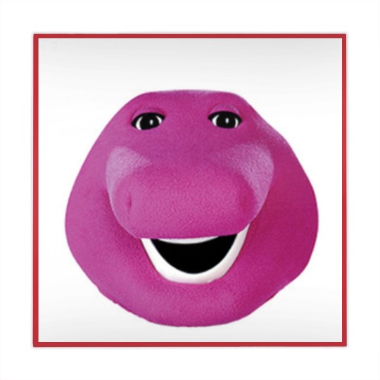 Discover Barney Face Mahjong Mats