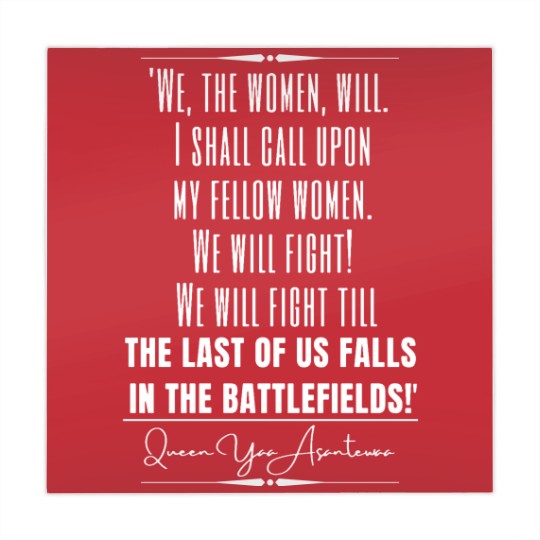 Discover Yaa Asantewaa Historical Quote Mahjong Mats