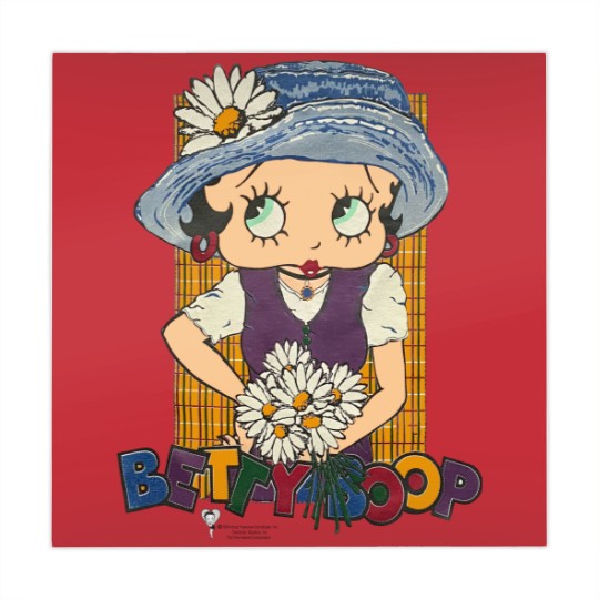 Discover 90s Betty Boop Daisy Flower Outfit Mahjong Mats. Vintage 1994 Betty Boop