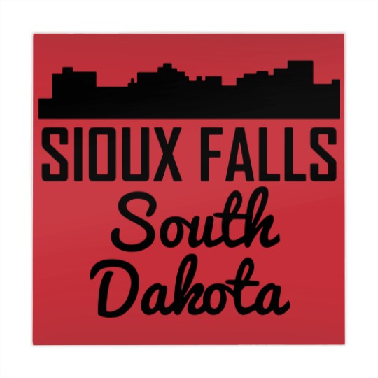 Discover Sioux Falls South Dakota Skyline Mahjong Mats