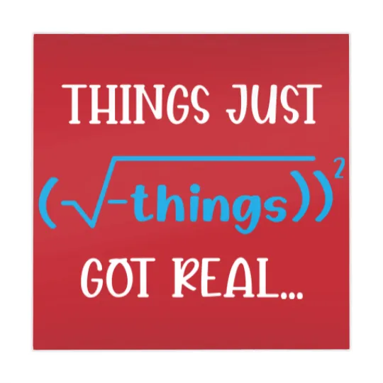 Discover Funny Math Tees: Things Just Got Real Mahjong Mats