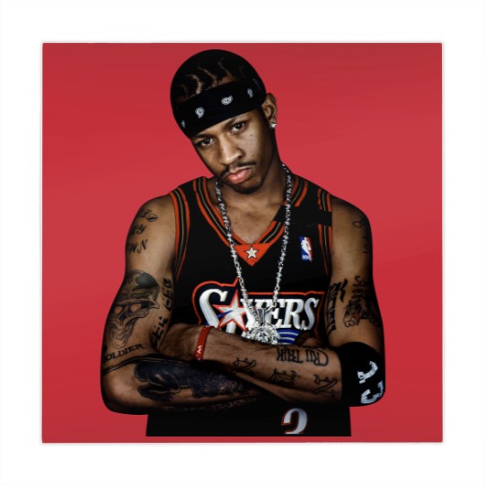 Discover Allen Iverson Mahjong Mats, Rare The Answer Rap Mahjong Mats Vintage Style Graphic Print