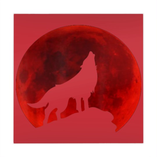 Discover Wolf Howling at Moon Mahjong Mats