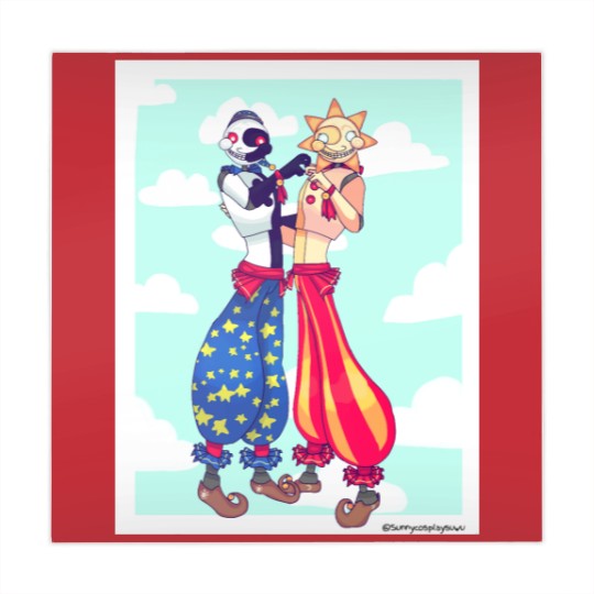 Discover Sun and Moon fnaf Long Mahjong Mats