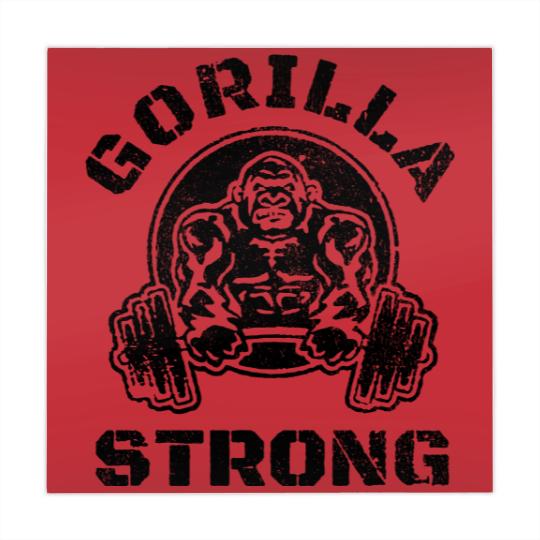 Discover GORILLA STRONG Gym Mahjong Mats, Workout Mahjong Mats, Gorilla Mahjong Mats