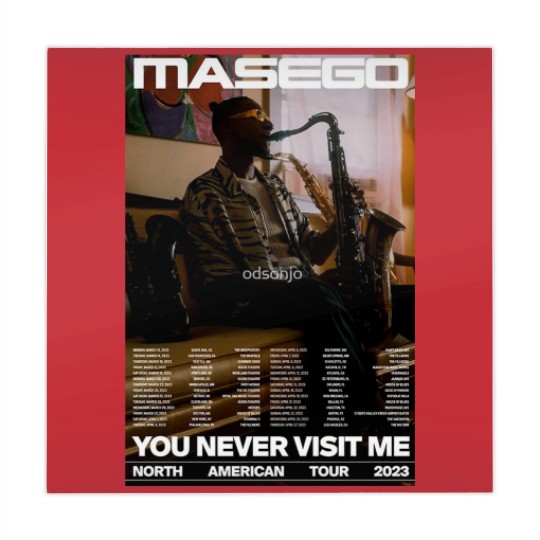 Discover Masego You Never Visit Me Tour 2023 dodson1 | Essential Mahjong Mats
