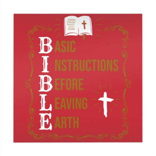 Discover Bible Basic Instructions Before Leaving Earth Christian Mahjong Mats