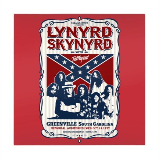 Discover Lynyrd Skynyrd 1977 Tour Mahjong Mats Mahjong Mats