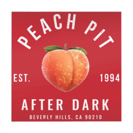 Discover Peach P After Dark - modern vintage logo - Peach P - Mahjong Mats