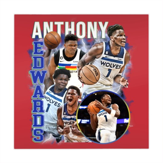 Discover Anthony Edwards Graphic Mahjong Mats, Basketball Mahjong Mats