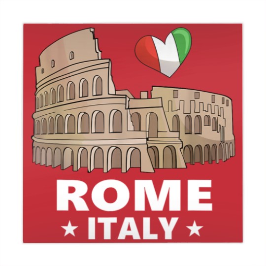 Discover I Love Rome Italy Colosseum Mahjong Mats