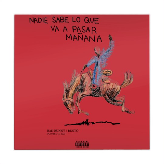 Discover Bad Bunny Nobody knows what A Album 2023 Mahjong Mats Gift Fans Music will happen