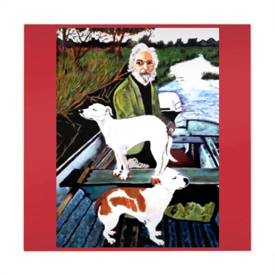 Discover Goodfellas Painting Old Man with Dog Mahjong Mats