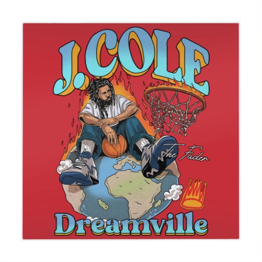 Discover J Cole Dreamville Vintage Mahjong Mats, J Cole Mahjong Mats, Rap Hip Hop, J Cole Merch