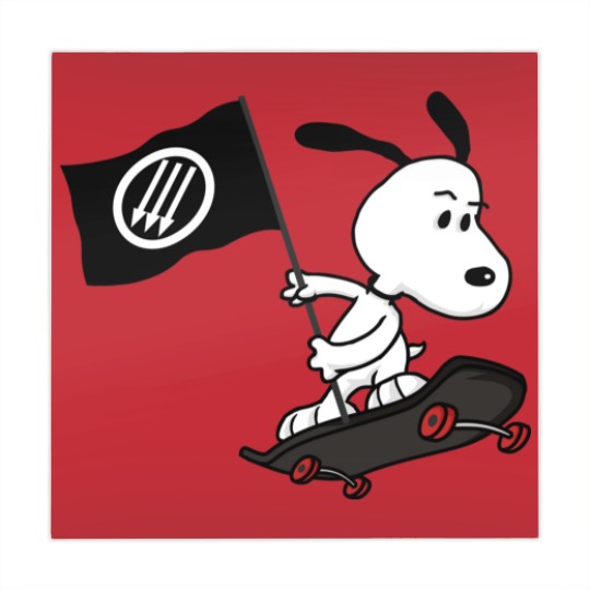 Discover Antifa anti-fascist dog Mahjong Mats