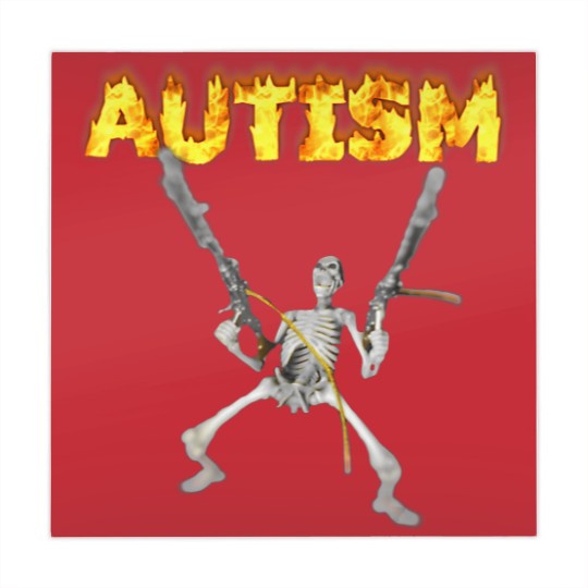 Discover autism skeleton meme t Mahjong Mats