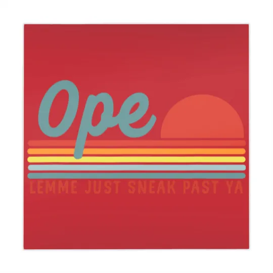 Discover Men Funny Midwest Gift, Ope Just Gonna Sneak Right Mahjong Mats