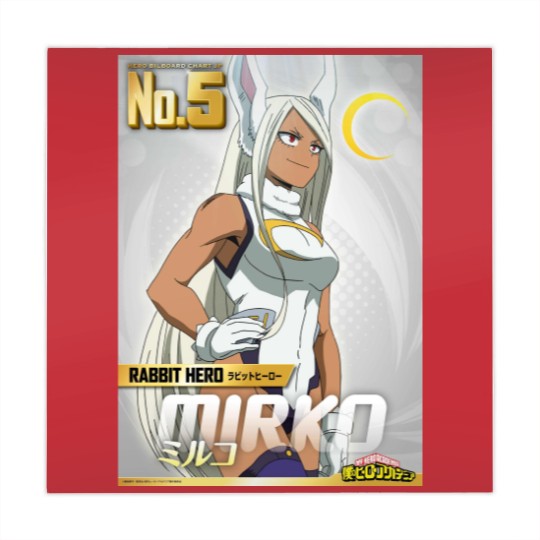 Discover Hero Mirko From Bnha Mahjong Mats