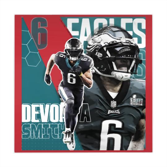 Discover DeVonta Smith Football DesignEagles Mahjong Mats