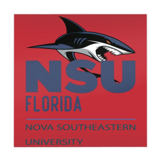 Discover Nova Southeastern University blue shark NSU Mahjong Mats
