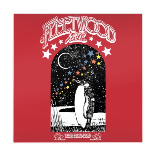 Discover Fleetwood Mac Penguin Portrait, Tour 2018-2019 White Mahjong Mats