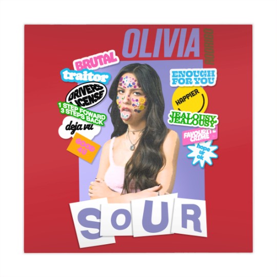 Discover Vintage Olivia Rodrigo Mahjong Mats, Olivia Rodrigo Sour Tour Music Mahjong Mats
