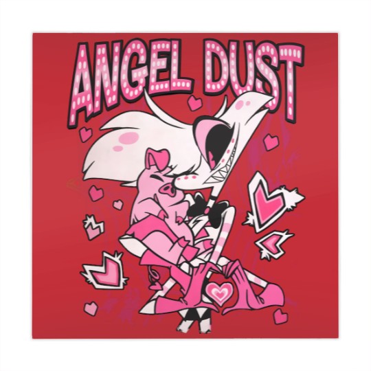 Discover Hazbin Hotel Angel Dust And Fat Nugget Cute Mahjong Mats