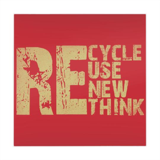 Discover Recycle Reuse Renew Rethink Earth Day Environmental Activism Mahjong Mats