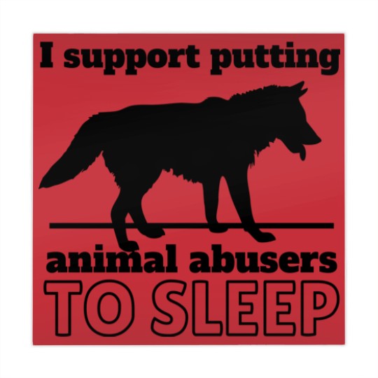 Discover I support puttin animal abusers to SLEEP Mahjong Mats