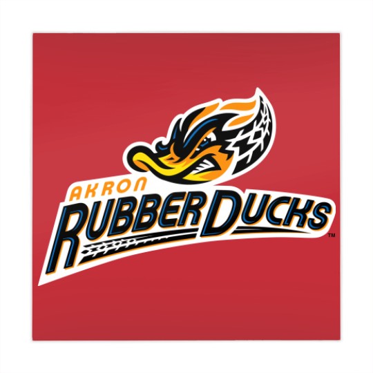 Discover Akron RubberDucks Logo Mahjong Mats