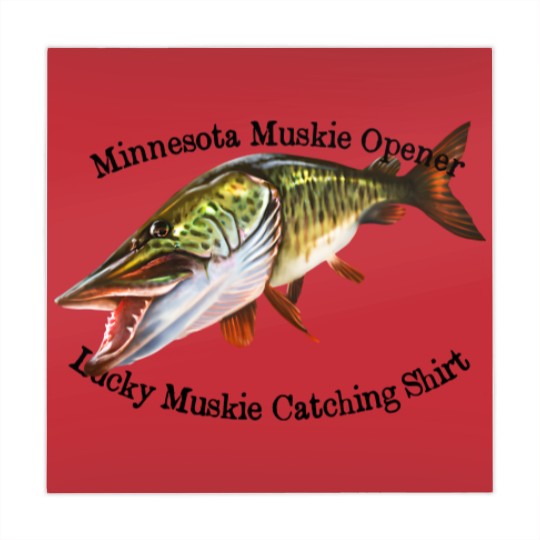 Discover Minnesota Muskie Fishing Opener Mahjong Mats