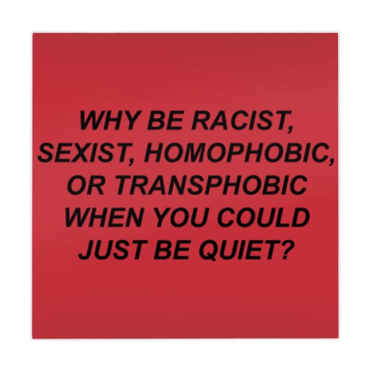 Discover Frank Ocean Mahjong Mats - Why Be Racist Just Be Quiet 100% Cotton - Activist Mahjong Mats