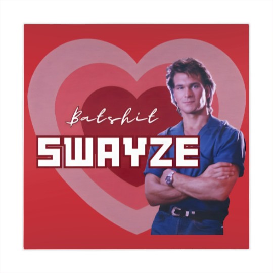 Discover Batshit Swayze Patrick Swayze Superfan Mahjong Mats