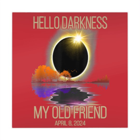 Discover Hello Darkness My Old Friend Solar Eclipse April Mahjong Mats